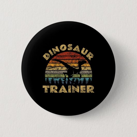Dinosaur Trainer Halloween Costume Retro S Ronde Button 5,7 Cm (Voorkant)