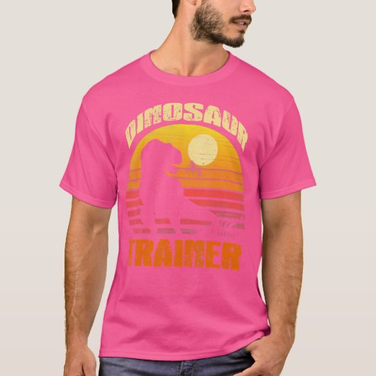 Dinosaur Trainer Halloween Retro Dinosaurus T-shirt (Voorkant)