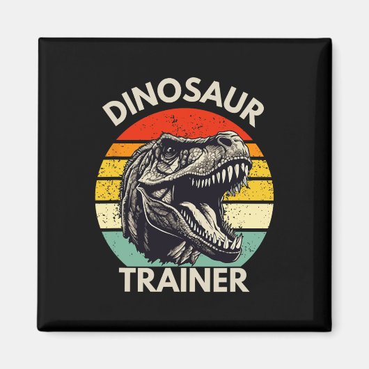 Dinosaur Trainer Retro Halloween kostuum voor volw Magneet (Voorkant)