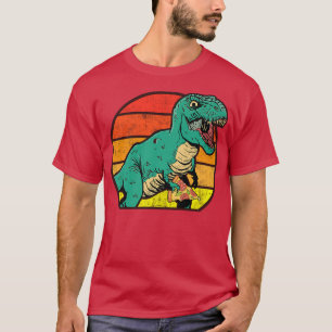 Dinosaur Tre Pizza Graphic Pizza Lover Italy Foo T-shirt