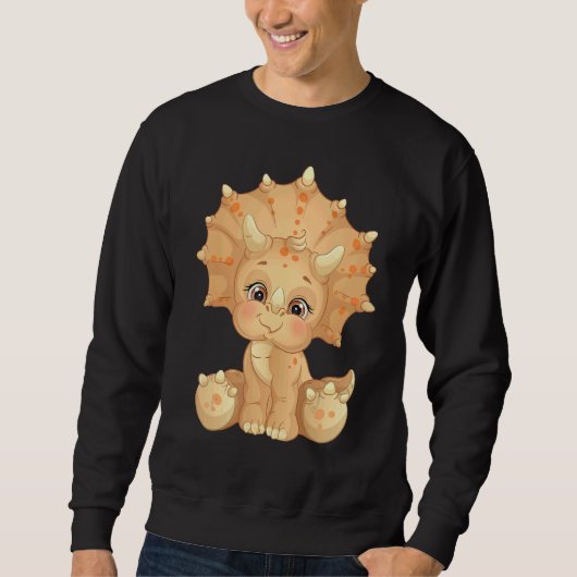 Dinosaur Triceratop Trui (Voorkant)