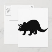 Dinosaur - Triceratops Briefkaart (Voorkant / Achterkant)