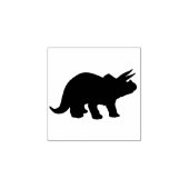 Dinosaur Triceratops Dino Schattig Kind Rubberstempel (Afrduk)