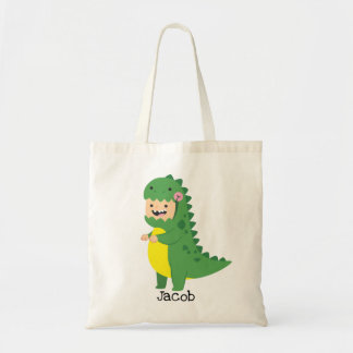 Dinosaur Trick or treat Bag | Halloween Tote Bag