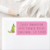 Dinosaur Tutu Kleine Meisje Roze Dino Thema Verjaa Etiket (Insitu)