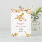 Dinosaur Tutu Tea-Rex Tutu Kaart (Staand voorkant)