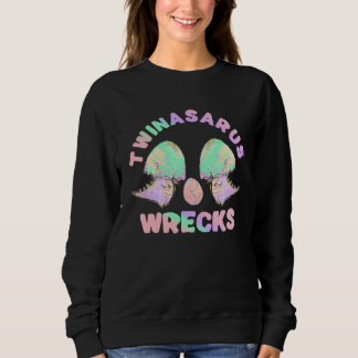 Dinosaur Twin Sister Twinasaurus Wracks Eggs Trui