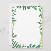 Dinosaur Twins Baby shower Invitation Kaart (Achterkant)