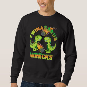 Dinosaur Twins Twinasaurus Wrecks Meteor T-Rex Bro Trui