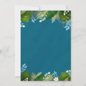 Dinosaur Two Wild Birthday Boy Dinosaur Birthday Kaart (Achterkant)