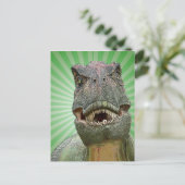 Dinosaur Tyrannosaurus rex Briefkaart (Staand voorkant)