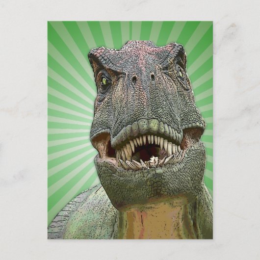 Dinosaur Tyrannosaurus rex Briefkaart (Voorkant)