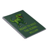 Dinosaur Tyrannosaurus Rex citaat Notitieboek (Rechterzijde)