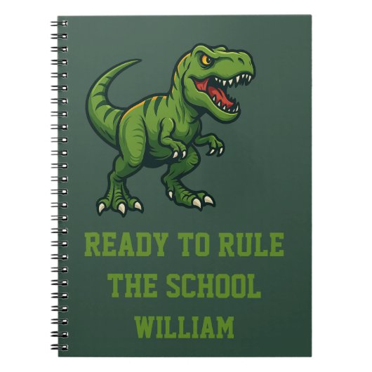 Dinosaur Tyrannosaurus Rex citaat Notitieboek (Voorkant)