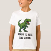 Dinosaur Tyrannosaurus Rex citaat T-shirt (Voorkant)