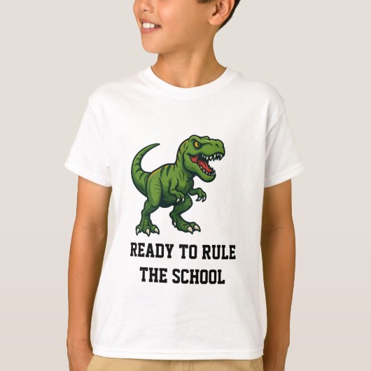 Dinosaur Tyrannosaurus Rex citaat T-shirt (Voorkant)