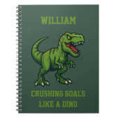 Dinosaur Tyrannosaurus Rex Jurassic quote Notitieboek (Voorkant)