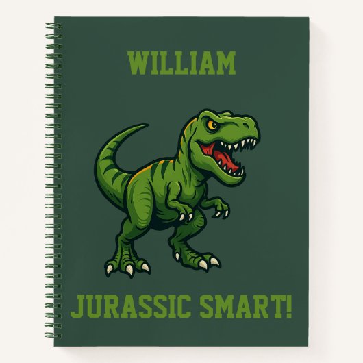 Dinosaur Tyrannosaurus Rex Jurassic quote Notitieboek (Voorkant)
