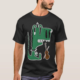 Dinosaur Tyrannosaurus rex Musical Classification T-shirt