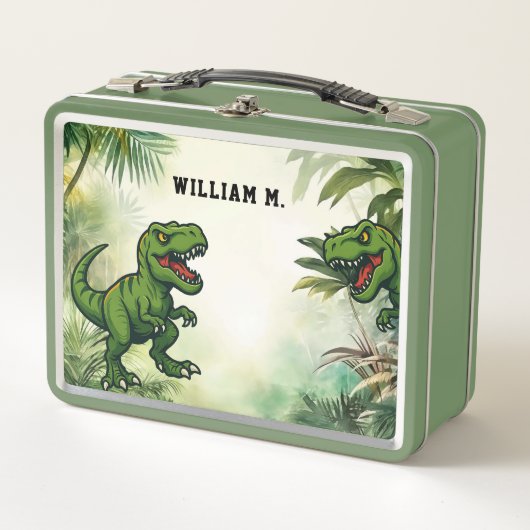 Dinosaur Tyrannosaurus Rex name jungle (Voorkant)