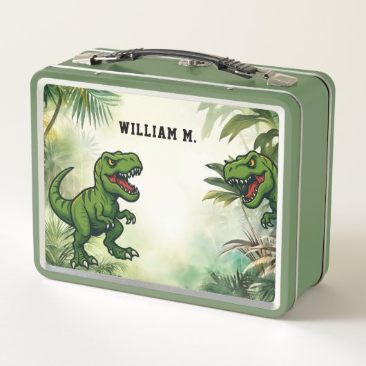 Dinosaur Tyrannosaurus Rex name jungle (Achterkant)