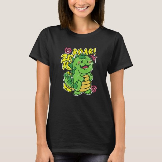 Dinosaur Tyrannosaurus Rex Rex Reptile Dangerous T-shirt (Voorkant)