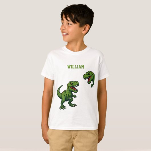 Dinosaur Tyrannosaurus Rex T-shirt (Voorkant volledig)