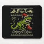 Dinosaur Ugly Christmas Sweater - Funny Christmas  Muismat<br><div class="desc">Dinosaur Ugly Christmas Sweater - Funny Christmas</div>