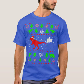 Dinosaur Ugly KerstSweateraar voor volwassenen kin T-shirt