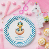 Dinosaur uit ei papieren bordje (Feest)