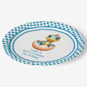 Dinosaur uit ei papieren bordje (Gekanteld)