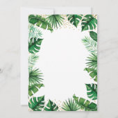 Dinosaur-uitnodiging, Dinosaur-verjaardag Kaart (Achterkant)