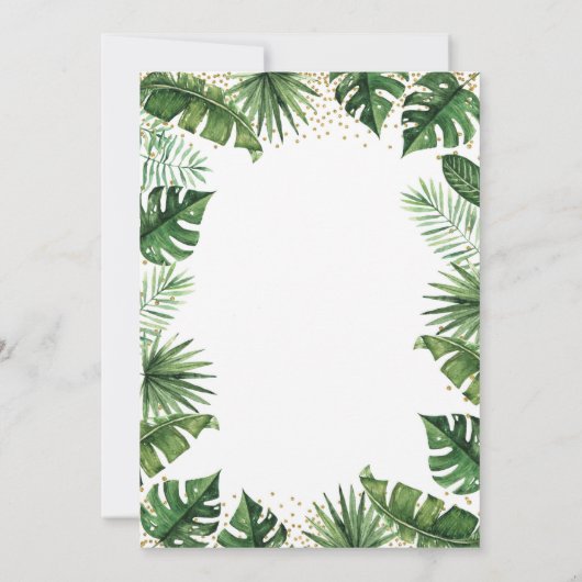 Dinosaur-uitnodiging, Dinosaur-verjaardag Kaart (Achterkant)