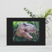 Dinosaur-uitnodiging Kaart (Staand voorkant)