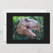 Dinosaur-uitnodiging Kaart (Achterkant)