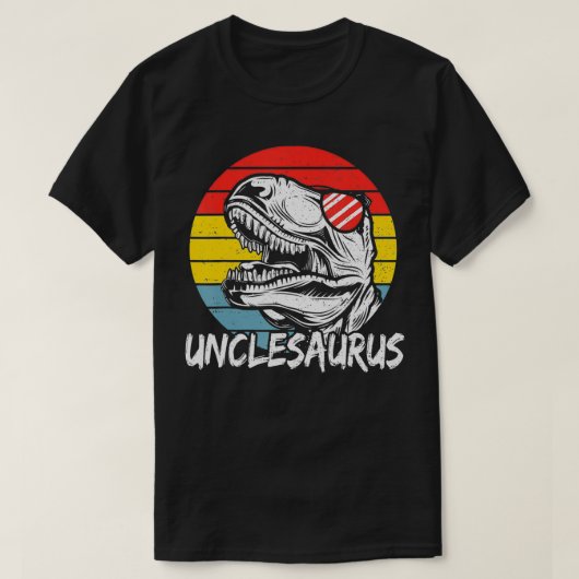 Dinosaur Unclesaurus Uncle Sayings T-shirt (Design voorkant)