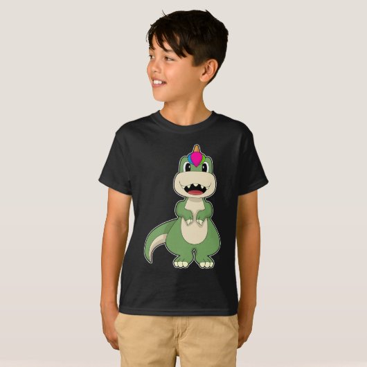 Dinosaur Unicorn T-shirt (Voorkant volledig)