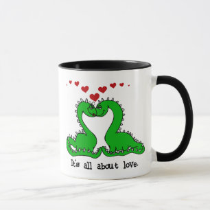 Dinosaur Valentijn Love Mok