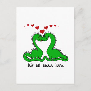 Dinosaur Valentijn Love Tshirts and Gifts Feestdagenkaart
