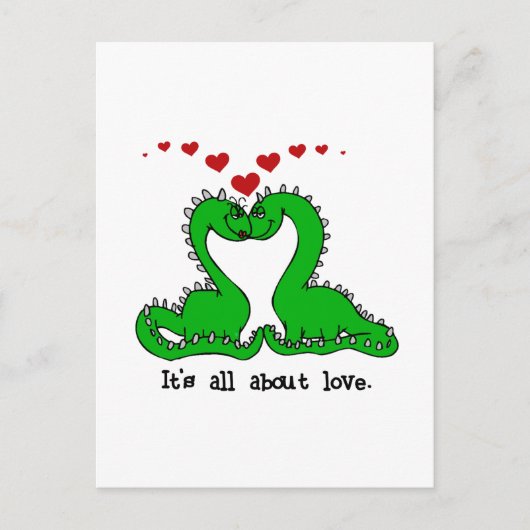 Dinosaur Valentijn Love Tshirts and Gifts Feestdagenkaart (Voorkant)