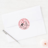 Dinosaur Valentijn Sticker (Envelop)