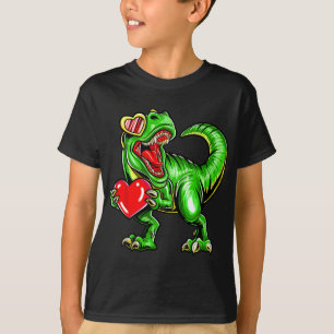 Dinosaur valentijn trex Valentijnsdag moederdag T-shirt
