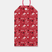 Dinosaur Valentijnsdag Label Cadeaulabel (Achterkant)