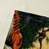 Dinosaur Valley Lake Loungers Beach Towel Strandlaken (In situ)