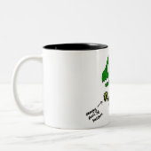 Dinosaur van Achievement Tweekleurige Koffiemok (Links)