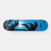 Dinosaur van de nacht persoonlijk skateboard (Horizontaal)