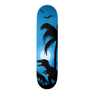 Dinosaur van de nacht persoonlijk skateboard