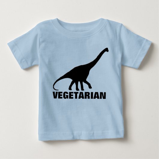Dinosaur VEGETARIAN T-shirt (Voorkant)