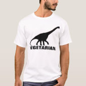 Dinosaur VEGETARIAN T-shirt (Voorkant)
