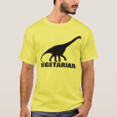 Dinosaur VEGETARIAN T-shirt (Voorkant)